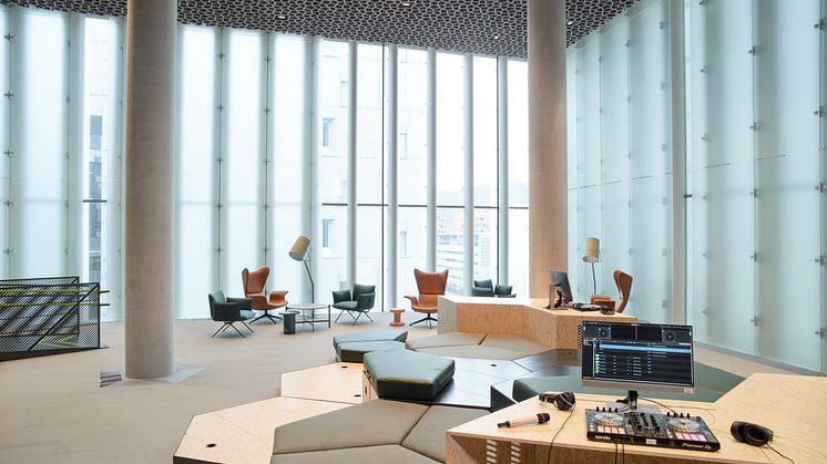 Deichman Bjørvika. Music stage, 3rd floor.