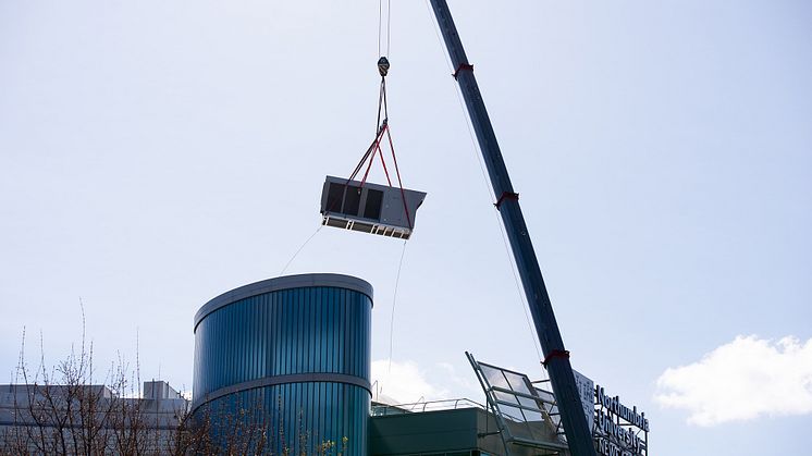 State-of-the art Air Source Heat Pumps (ASHPs) have bee installed on the roof of two key buildings at Northumbria as part of a multi-million pound project