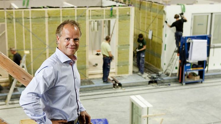 Stefan Lindbäck ser ljust på företagets framtid. Foto: Per Pettersson