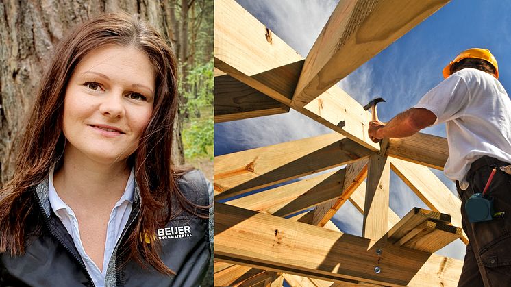 För oss är det viktigt att köpa ansvarsfullt avverkat trä, enda från att det varit frö tills det når vår kund, säger Alexandra Rosenqvist, miljö- och hållbarhetschef för Beijer Byggmaterial.