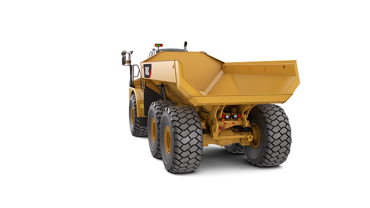 Cat 745C dumper - bakifrån