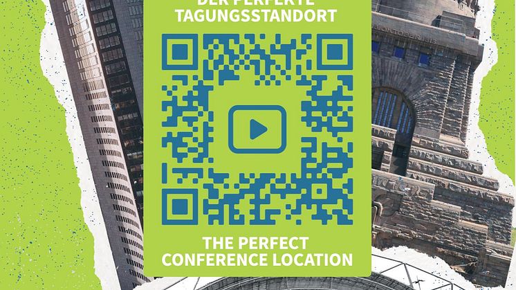 Postkarte mit QR-Code - Die Antwort ist Leipzig - © Pitch This.!