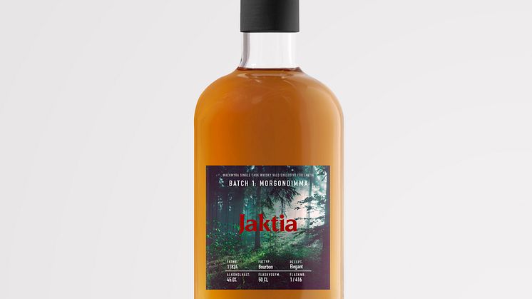 Jaktia lanserar egen whisky i samarbete med Mackmyra