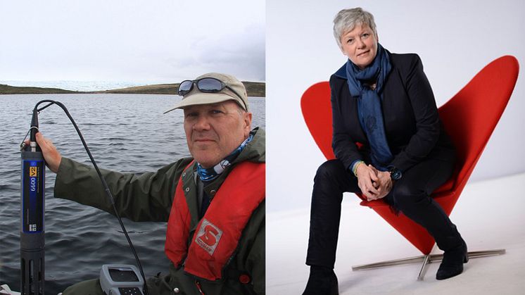 Professor John Anderson och industridesigner Anne Asensio är årets hedersdoktorer vid teknisk-naturvetenskapliga fakultetn. Foto: Pierre Oesterle /Dassault Systèmes