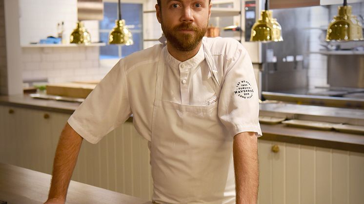 Linus Isaksson, ny köksmästare på Furuvik Havskrog