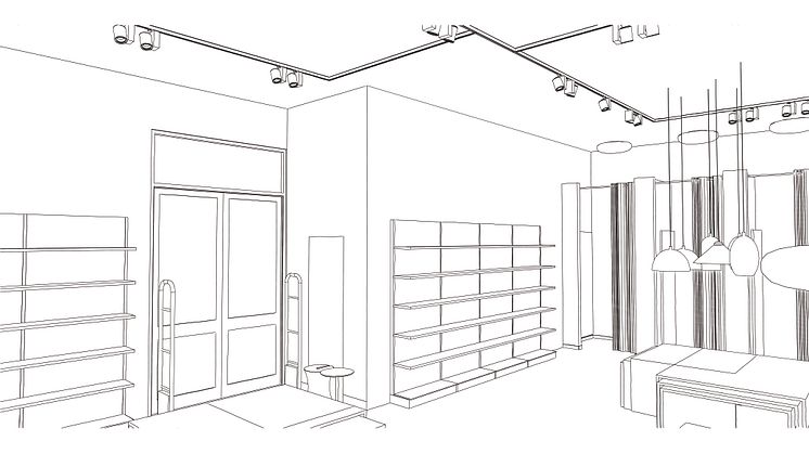 Fagerhult e-Sense Customised Retail Focus