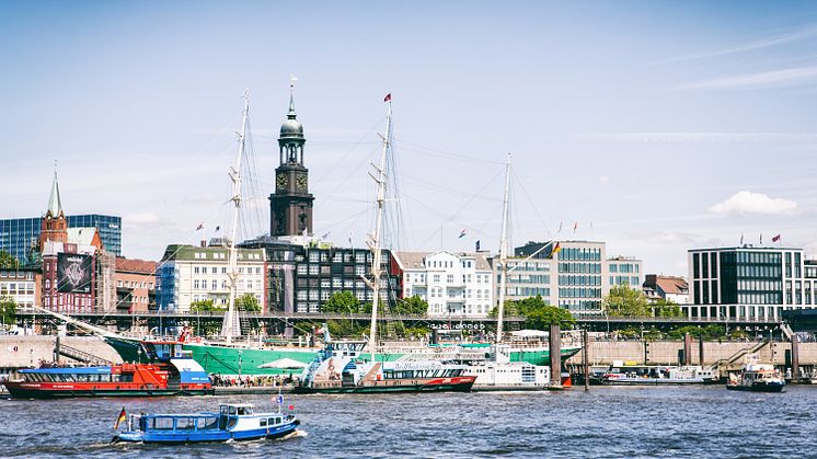 Hamburg hamn.