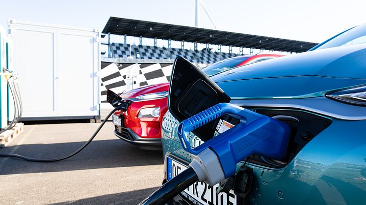 Hyundai Kona Electric gjøres klar for hypermiling. Foto: Hyundai