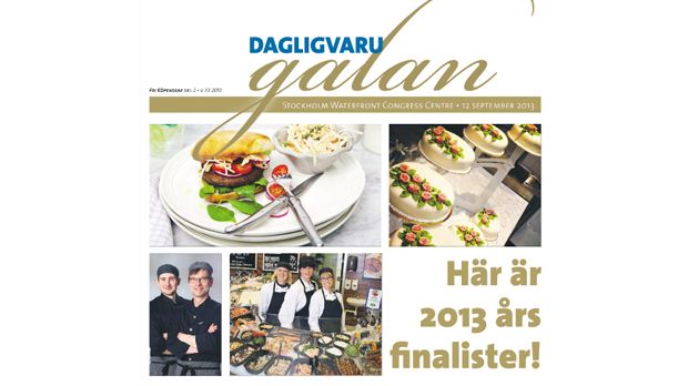 3 finalister klara i kategorin ”Världens Matavdelning” på Dagligvarugalan 2013