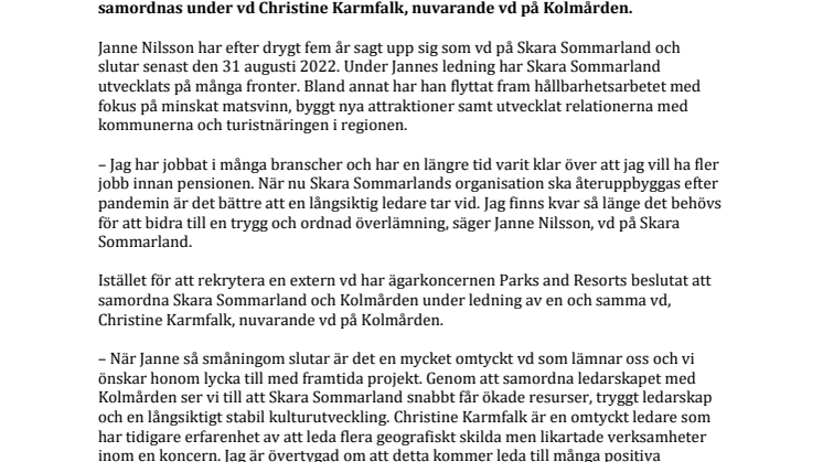 Skara Sommarland och Kolmården samordnas under vd Christine Karmfalk.pdf