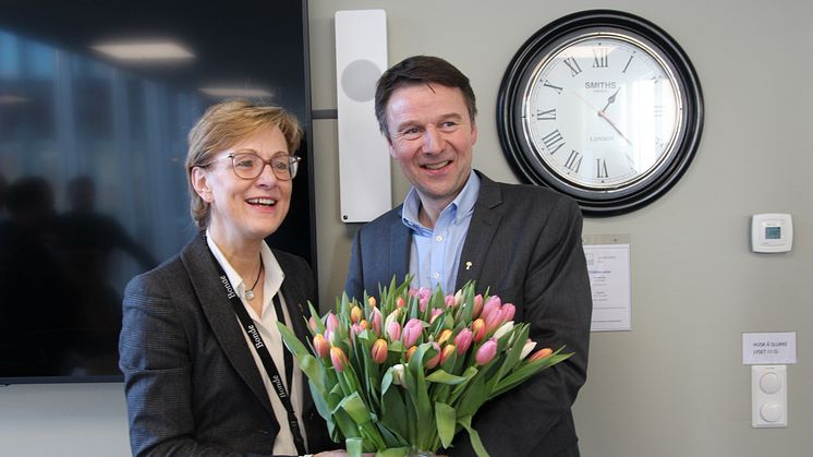 Sigrid Hjørnegård og Lars Petter Bartnes