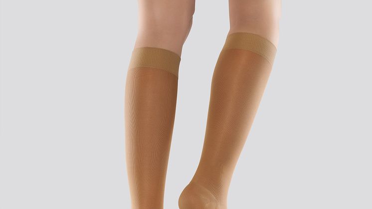 Mabs Compression Socks Nylon Knee Tan