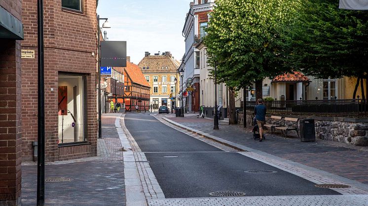 Helsingborgs stad minskar koldioxidutsläpp vid asfaltering