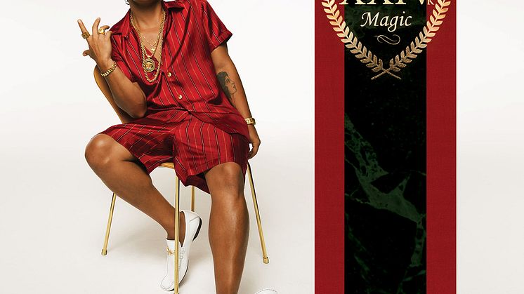Bruno Mars släpper idag efterlängtade albumet "24K Magic".