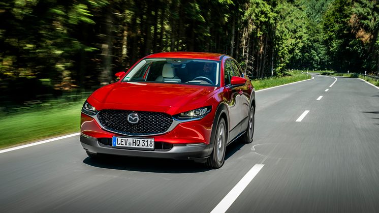 Mazda CX-30 i Soul Red Crystal