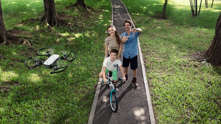 DJI Spark Family Bike Ride