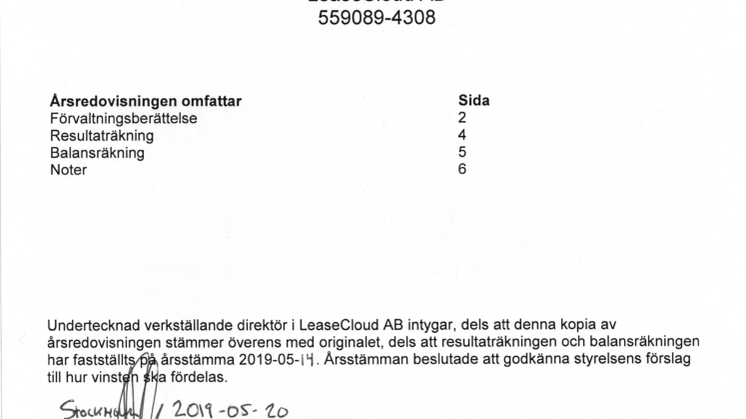 Årsredovisning 2018