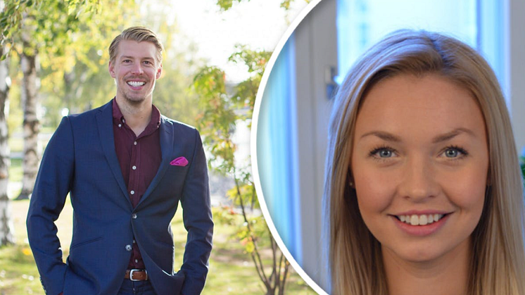 Grundare och VD Mattias Matsson, Vice VD Linnea Lindberg