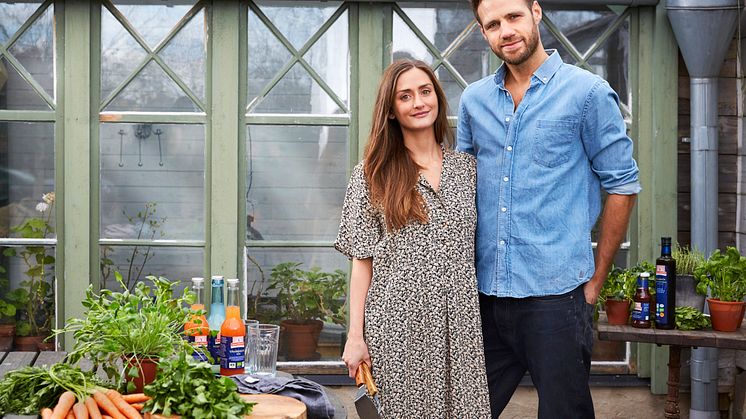 David Frenkiel och Luise Vindahl från Green Kitchen Stories (Foto: Fredrik Persson)