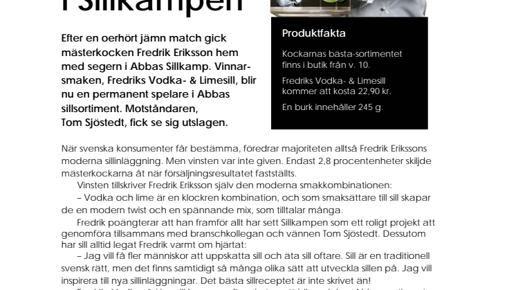Fredrik Eriksson tog hem segern i Sillkampen