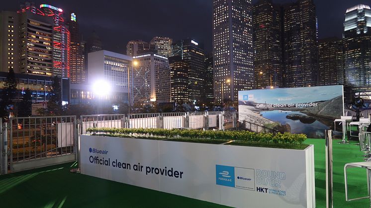 Blueair discusses new solutions for people “on-the-go” at Formula E in Hong Kong