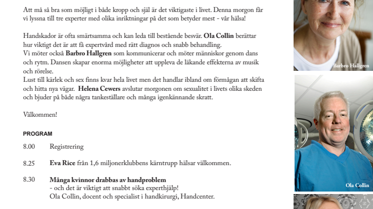 Frukostseminarium i Göteborg den 17 april
