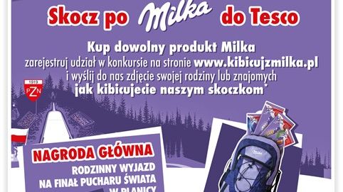 „Skocz po Milka do Tesco”  - konkurs konsumencki w ramach kampanii  „Milka. Sercem z Naszymi” 