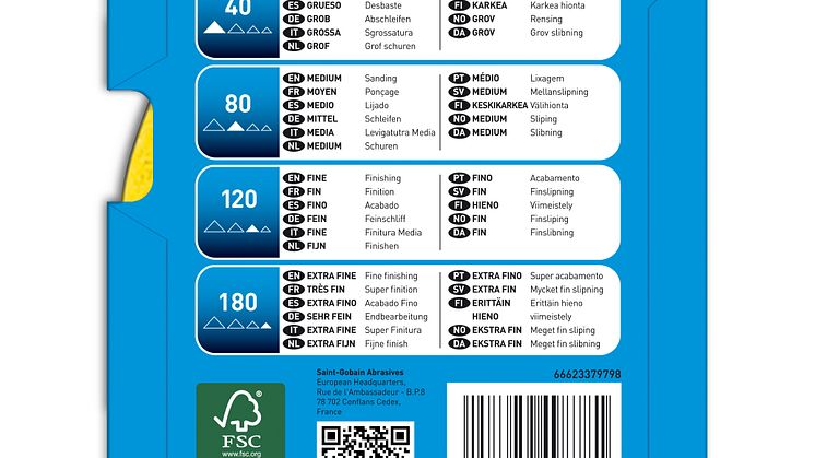 FSC-certifierat slippapper - Produkt 2
