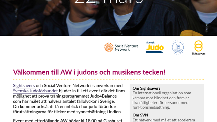 Välkommen till AW som mixar judo, historien om Babita Goud  och skön musik!