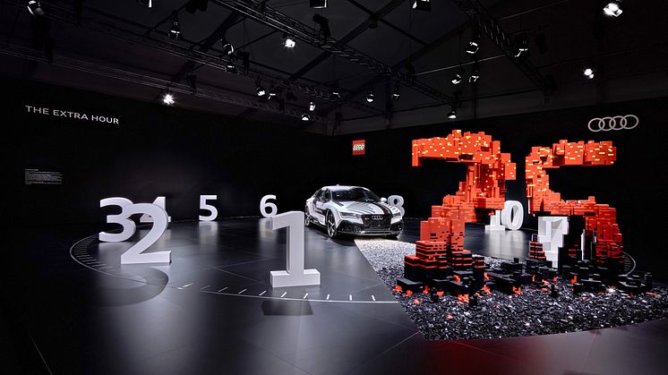“The extra hour” installation by Audi and the LEGO® Group at Design Miami