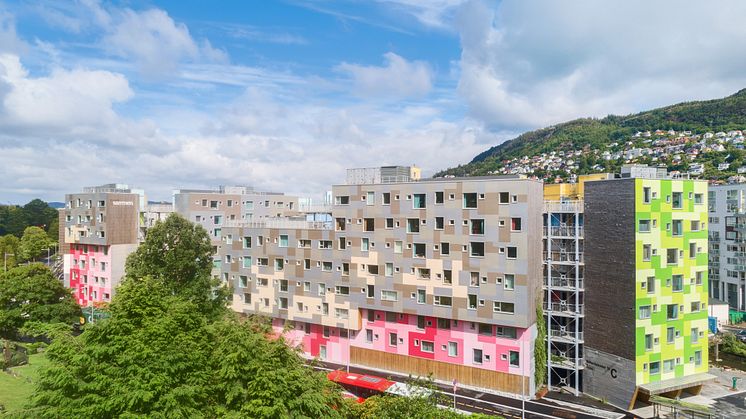 Grønneviksøren studentboliger ble ferdigstilt i 2013 og er Sammen sitt nest største boliganlegg