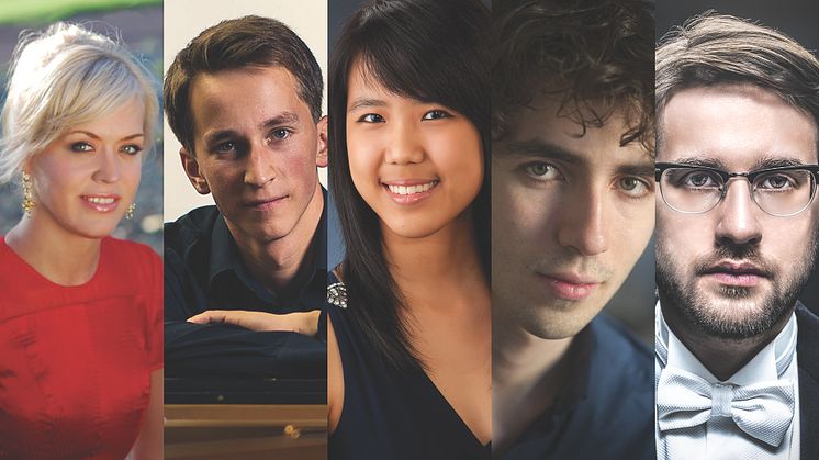 Olga Kern, Daumants Liepins, Kate Liu, Alexandre Kantorow, Carl Petersson