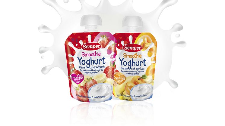 Smoothie Yoghurt en nyhet i klämpåse