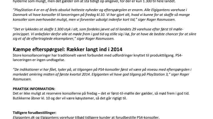 Stå tidligt op: PlayStation 4 kommer til Danmark på fredag 