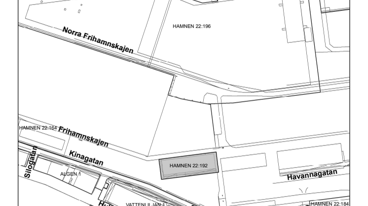 Karta M1 Nyhamnen