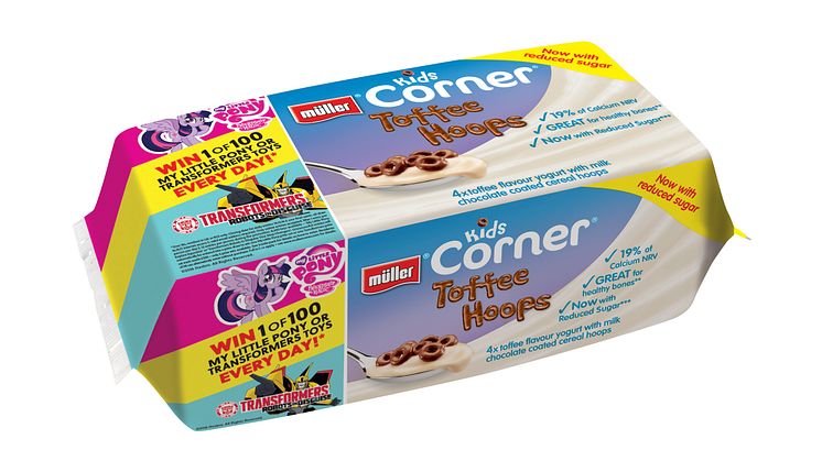 Müller Kids Corner Launches New Reduced Sugar Formulation  and Toy Promotion with Hasbro