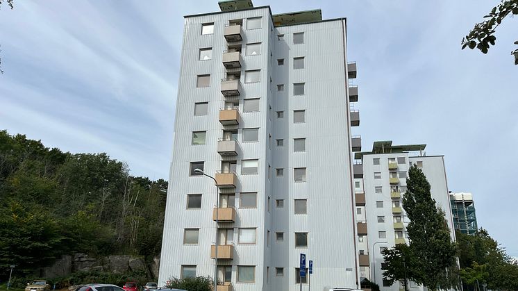 Fastigheten på Kalendervägen i Göteborg. Bild från MVB