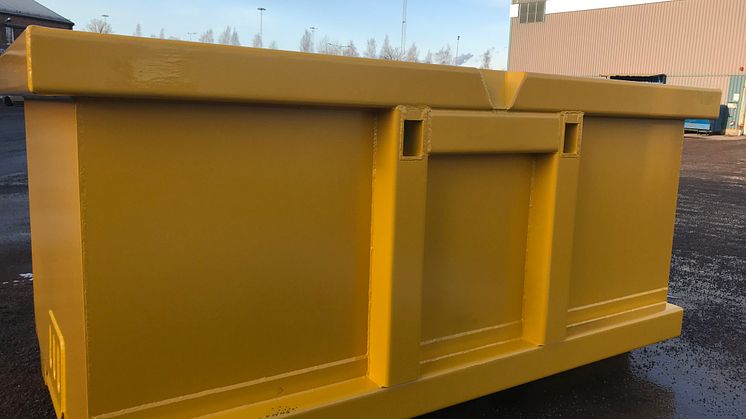 ​Skrotlådor i samarbete med SSAB ökar effektivitet och sparar energi