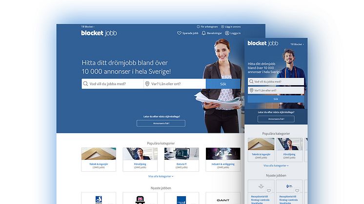 Blocket Jobb_mobil och desktop