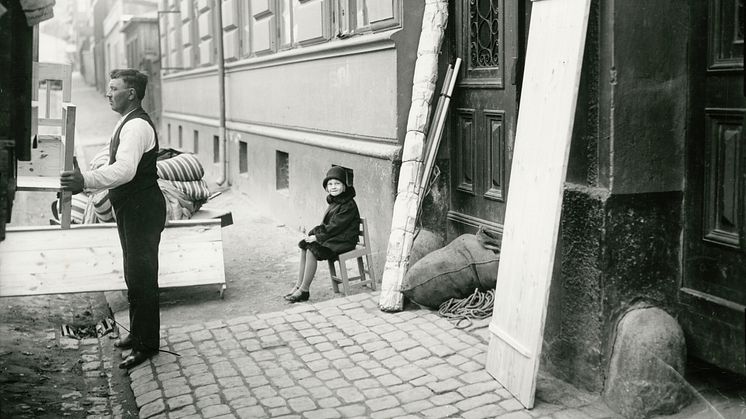 En familj i Olskroken vräks 1929