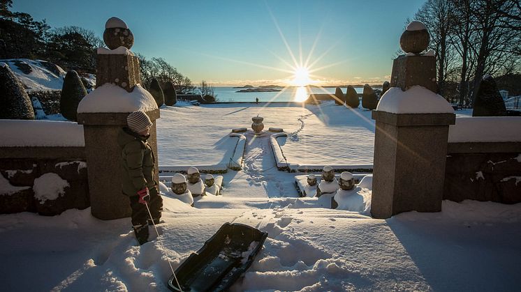 På sportlovet öppnar Tjolöholm mat- och fikaservering i slottet. Foto: Kajsa Sjölander