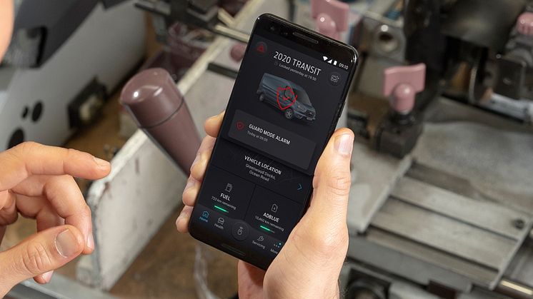 Ford med ny «tyverialarm» på mobilen for nyttekjøretøy