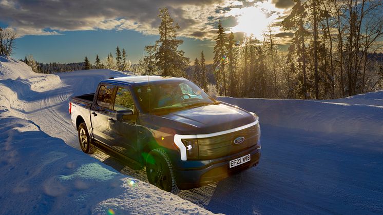 Ford F-150 Lightning Norge vinter 2023