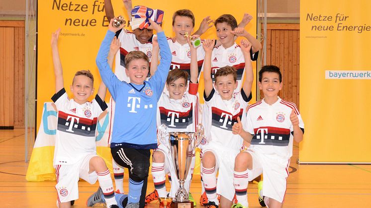 Dreimaliger Sieger: Die E-Jugend des FC Bayern München geht als Titelverteidiger und Mitfavorit ins Turnier.