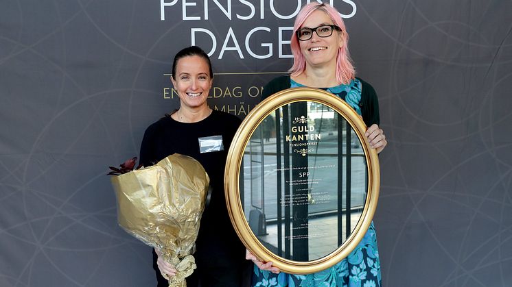 ​SPP årets vinnare av pensionspriset Guldkanten
