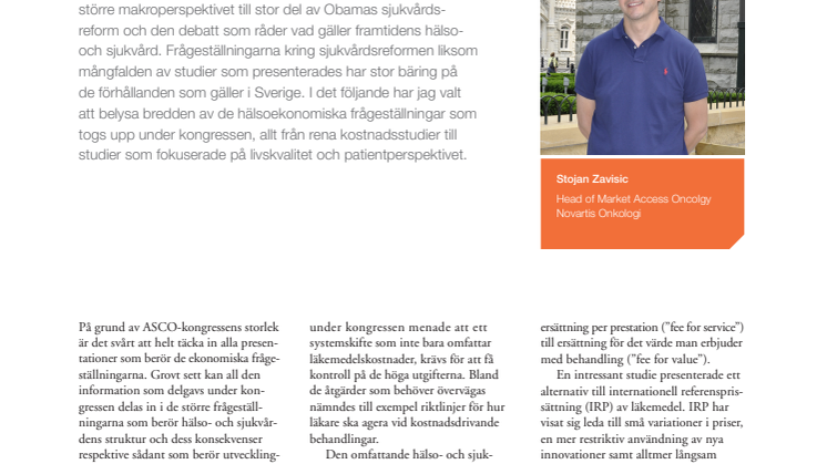 Stojan Zavisic: Sjukvårdens utgifter – en framtida utmaning