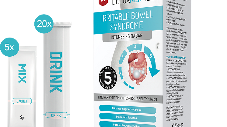 Detoxner IBS Intense 5 dagar - lindrar symtom vid IBs