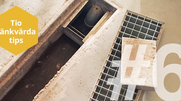 Tio tänkvärda tips – TIPS 6: Tömma oljeavskiljare