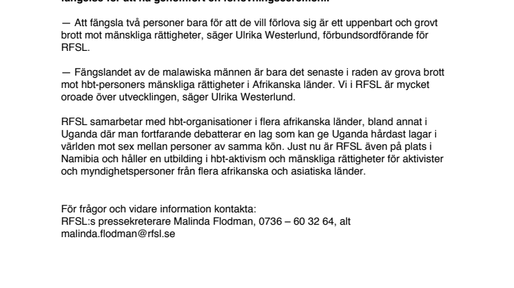 Sverige måste agera mot kränkningar av hbt-personer