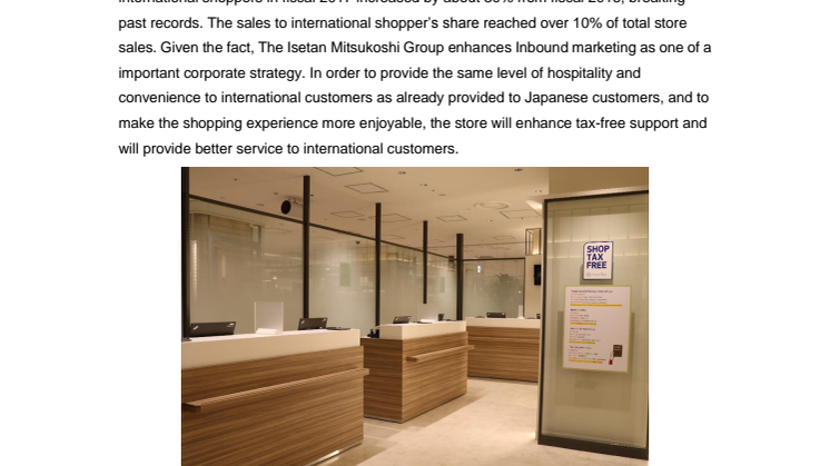 Isetan Shinjuku Main Store to Expand Services for International Shoppers